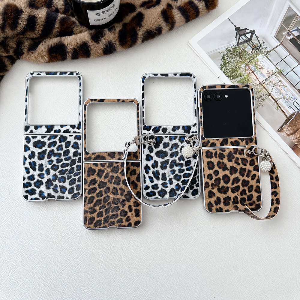 Women'S Vacation Accessories - Складной чехол-флип с леопардовым принтом для