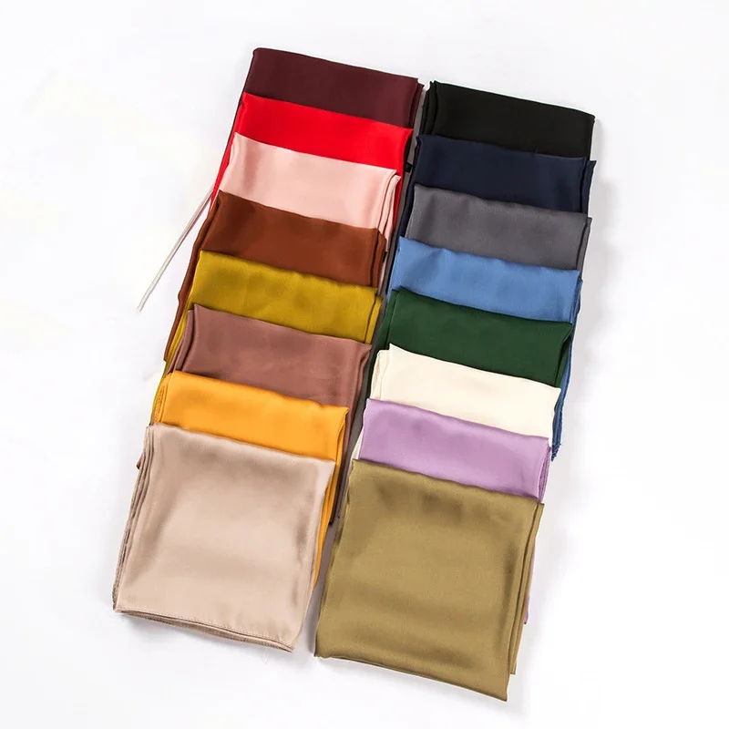 Women Accessories Wholesale China - Атласный шарф для женщин, 70 см,