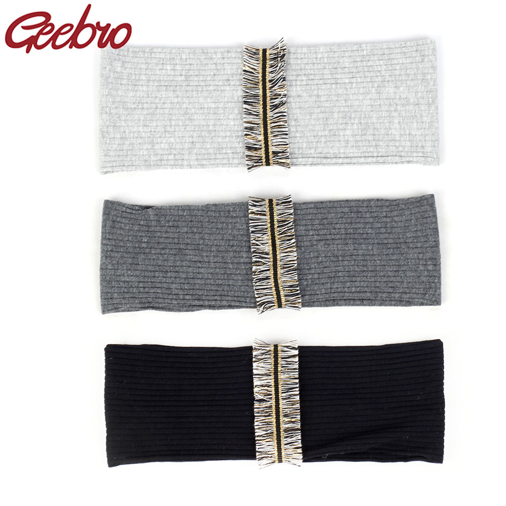 Women'S Yoga Accessories - Geebro винтажная полосатая Женская повязка на