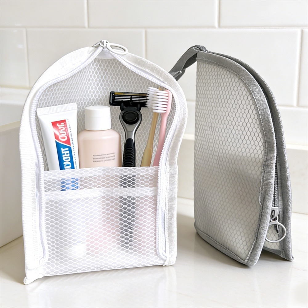 Women Accessories Organizer - Сетчатая косметичка-органайзер: дышащая, быстросохнущая, вертикальная, для