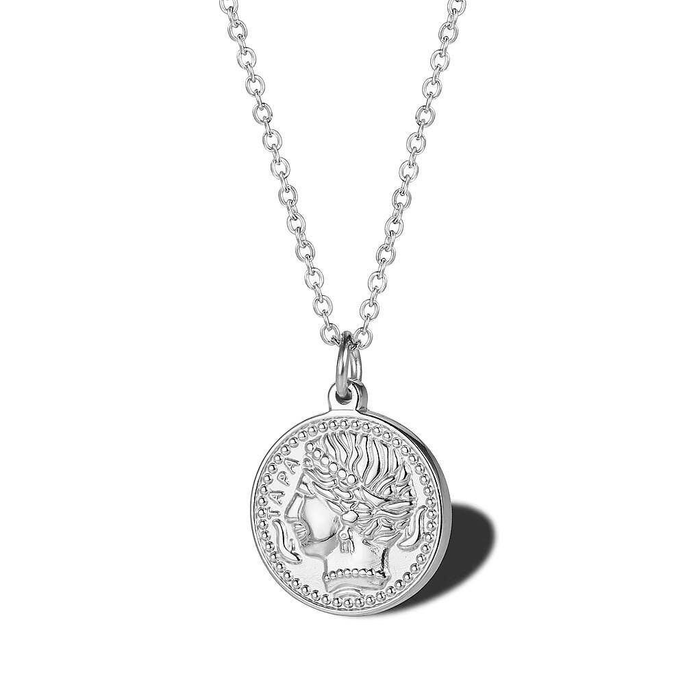 Женское нежное позолоченное ож – обзор и цена Coin Necklace Delicate