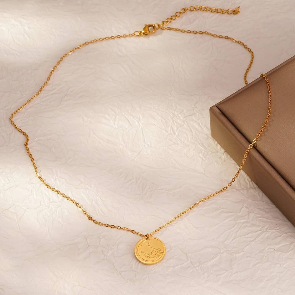 Иерусалимский дворец, лунная м – обзор и цена Coin Necklace Delicate
