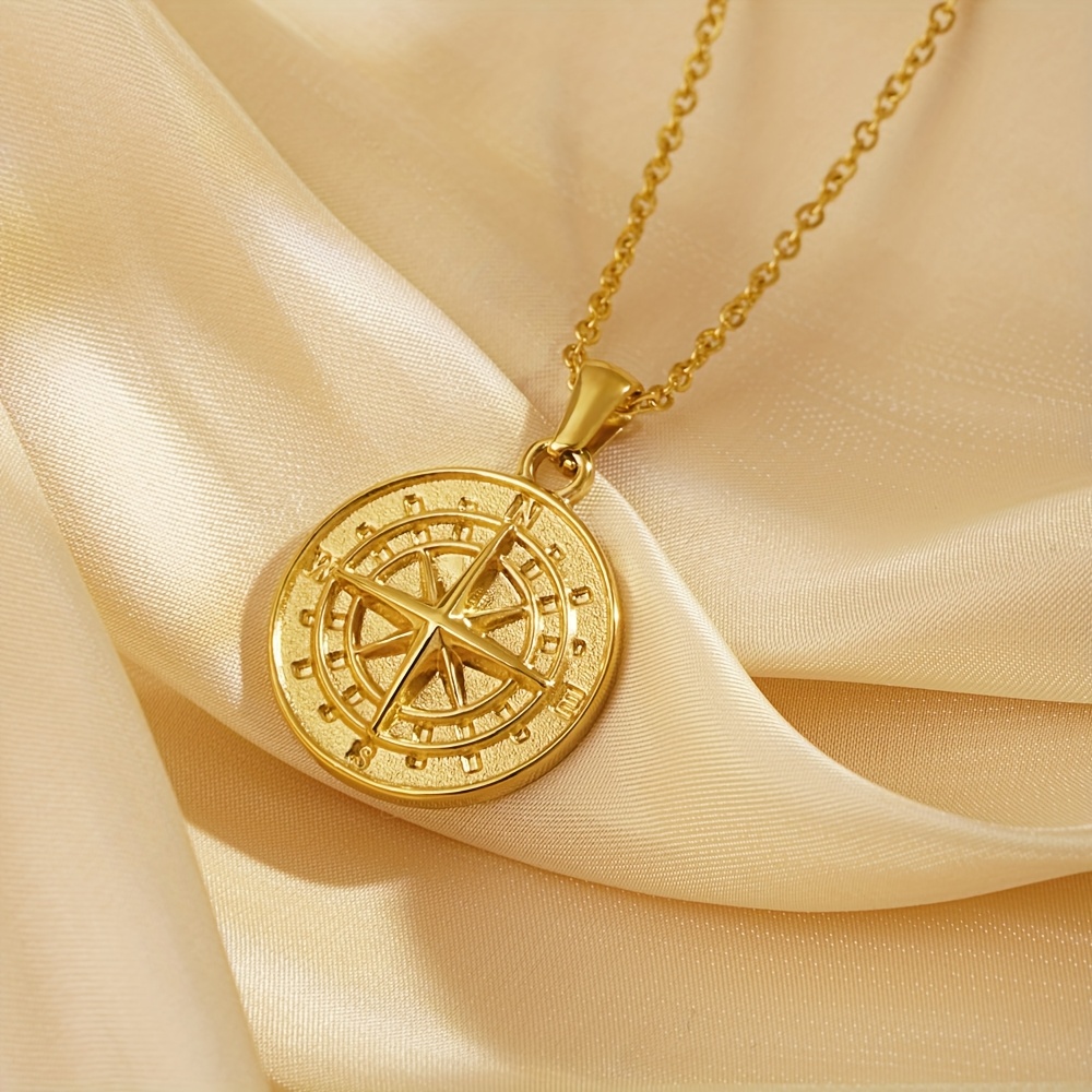 Ожерелье-кулон из нержавеющей  – обзор и цена Coin Necklace Delicate