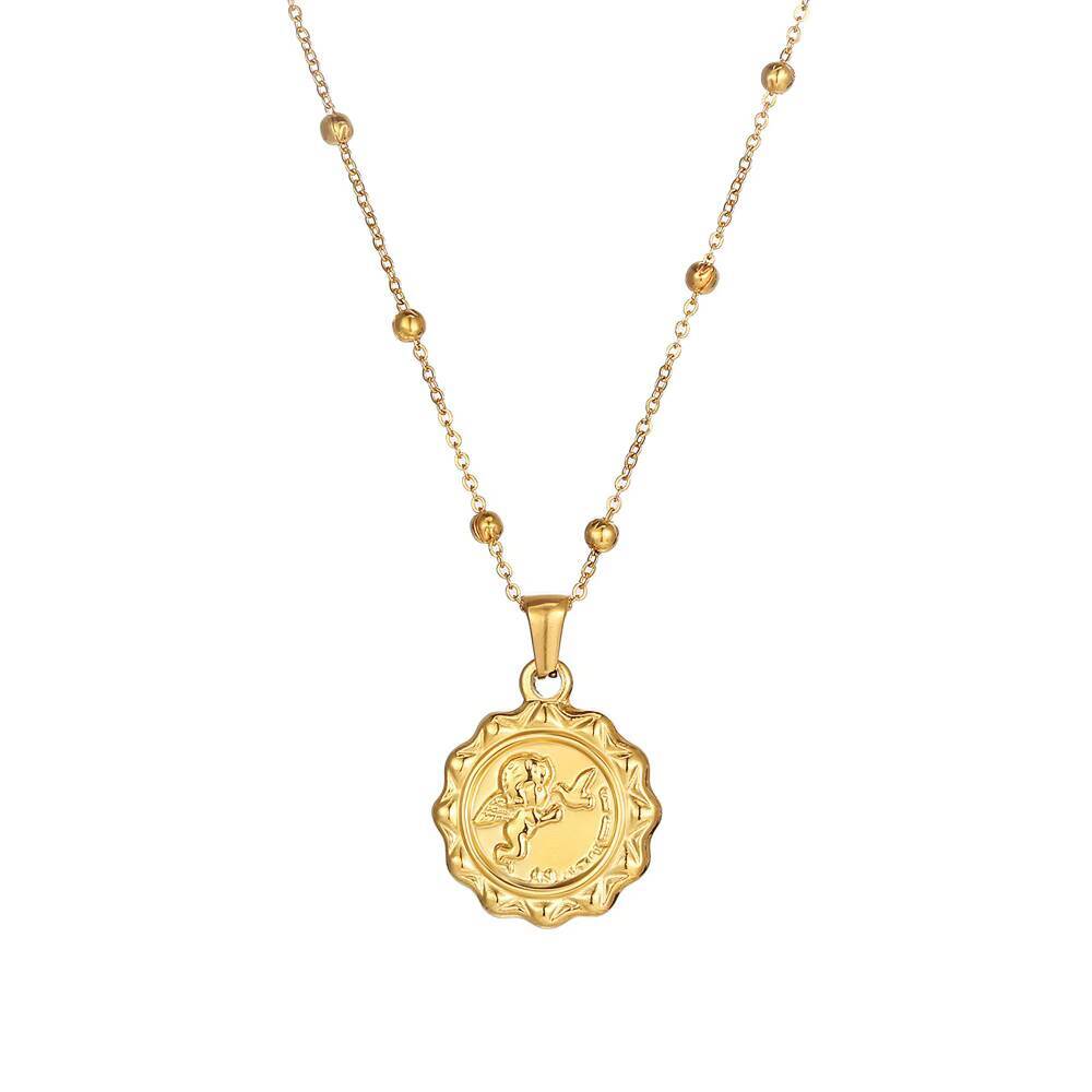 Женское нежное ожерелье с подв – обзор и цена Coin Necklace Delicate