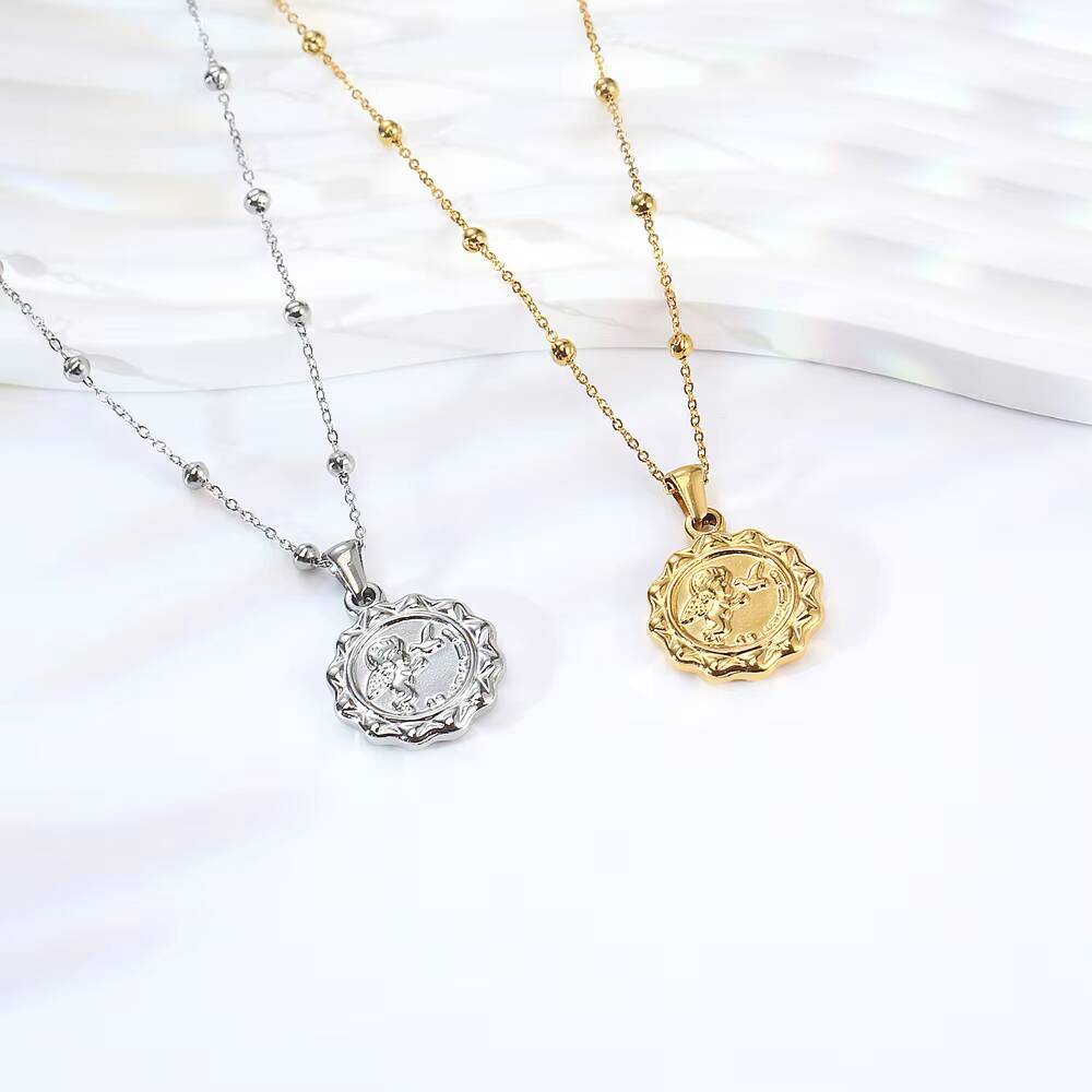 Женское нежное ожерелье с подв – обзор и цена Coin Necklace Delicate