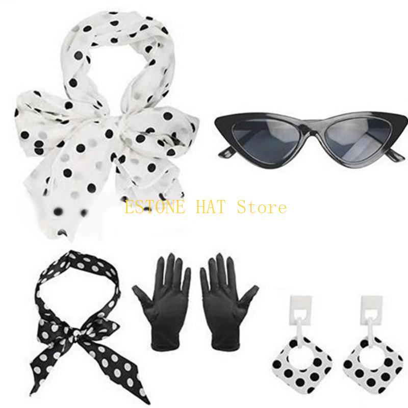 49MF Набор из 5 предметов в ст – обзор и цена Women'S Accessories In The 1950S