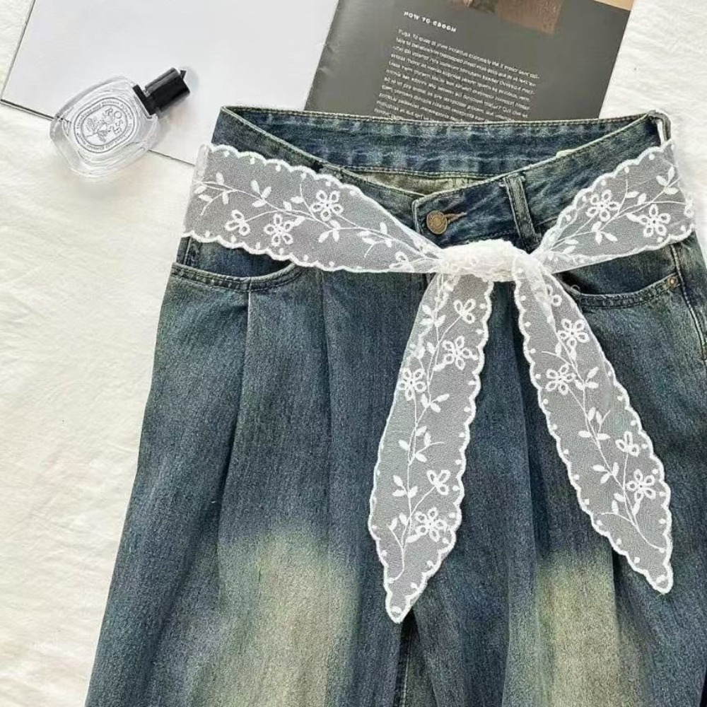 Нежный белый кружевной пояс дл – обзор и цена Accessories Woman