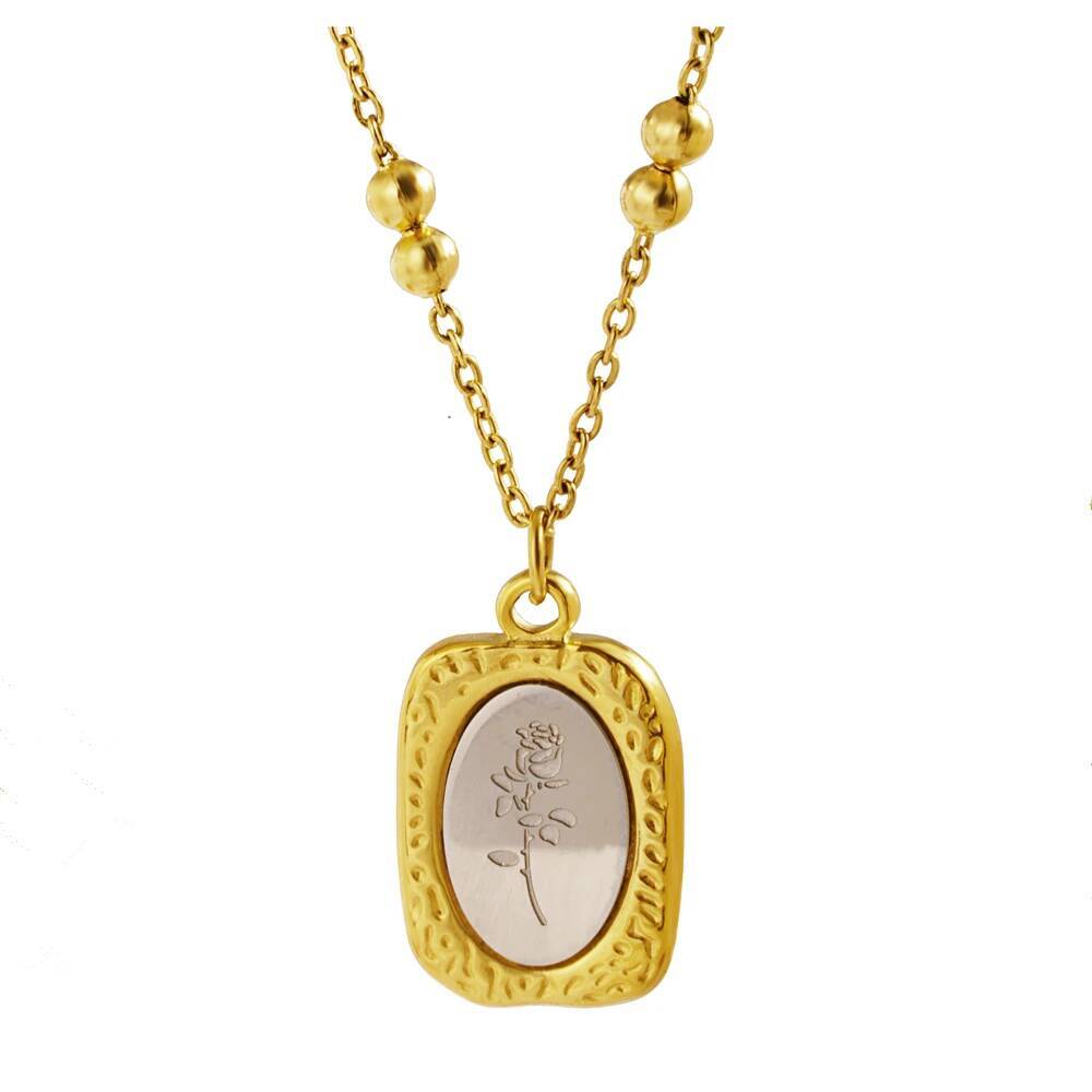 Нержавеющая сталь мода роза не – обзор и цена Coin Necklace Delicate