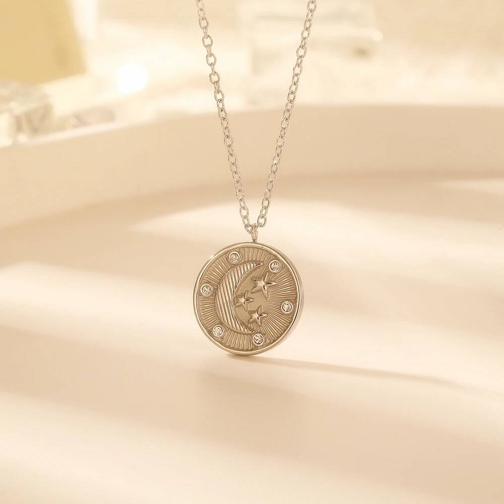 Женское нежное ожерелье из нер – обзор и цена Coin Necklace Delicate