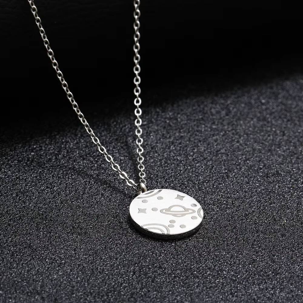 Монета из нержавеющей стали, к – обзор и цена Coin Necklace Delicate