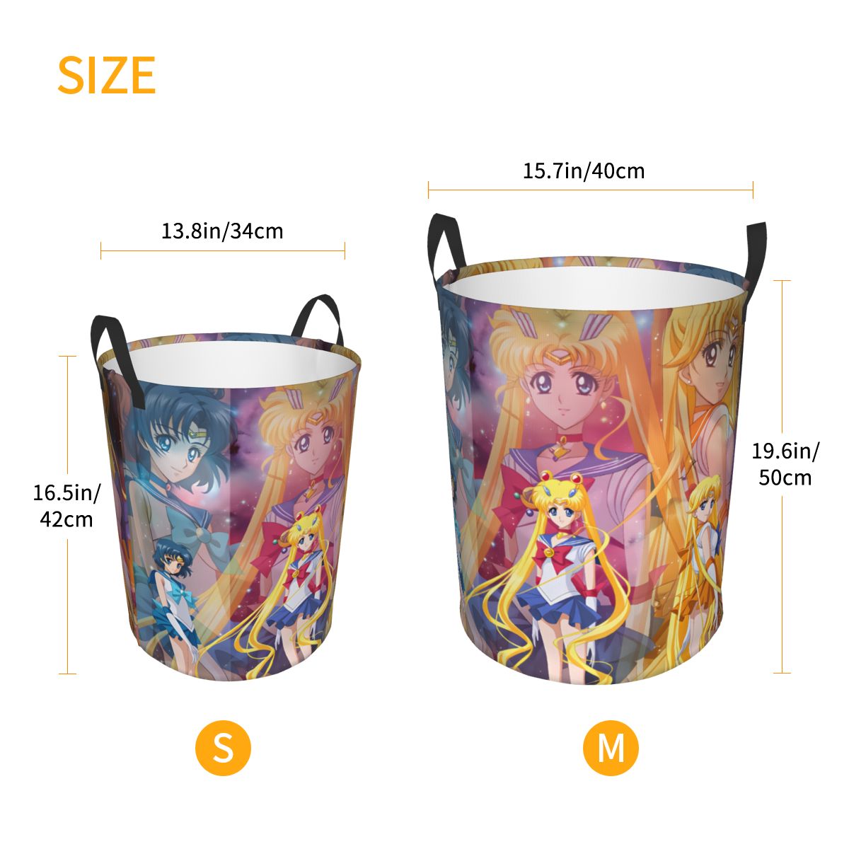 Корзина для белья Sailor Moon  – обзор и цена Women Accessories Hamper