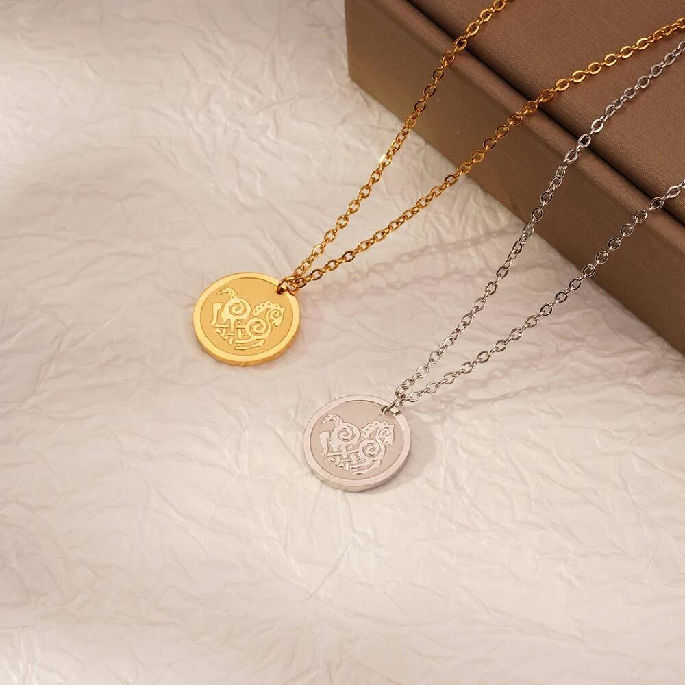 Нержавеющая сталь модный женск – обзор и цена Coin Necklace Delicate
