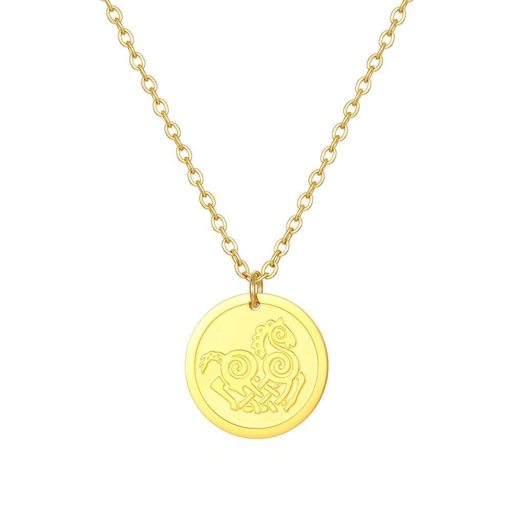 Нержавеющая сталь модный женск – обзор и цена Coin Necklace Delicate