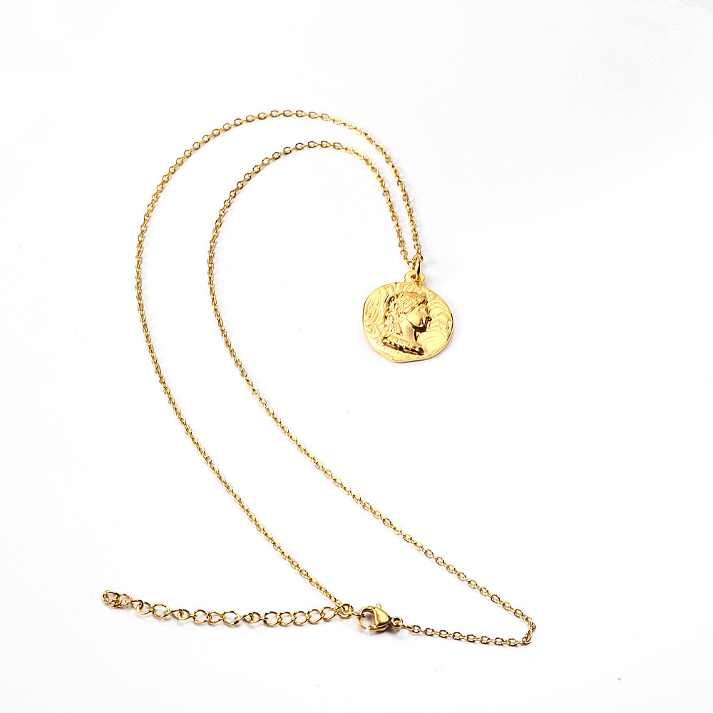 Позолоченная цепочка с портрет – обзор и цена Coin Necklace Delicate