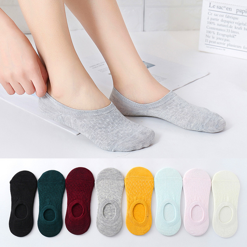 Носки-невидимки однотонные из  – обзор и цена Women'S Ankle Accessories