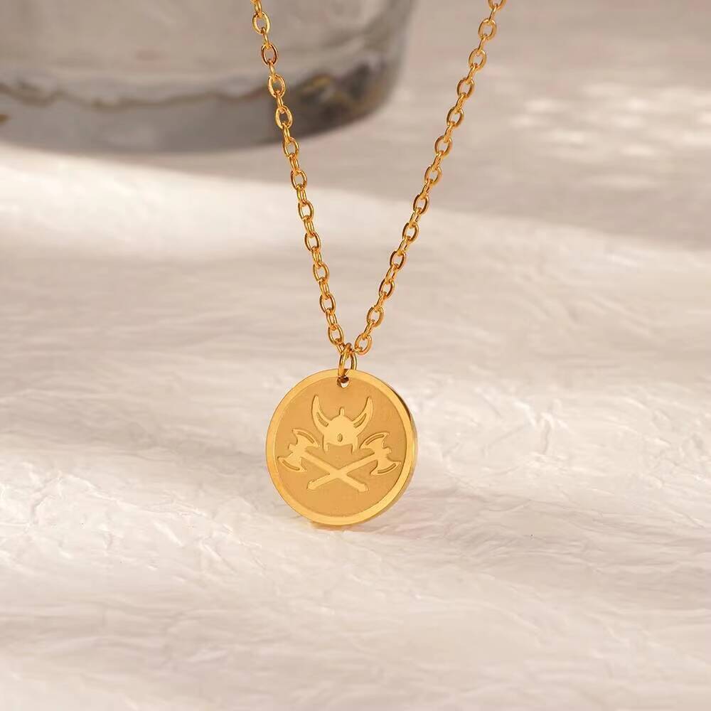 Позолоченное ожерелье с подвес – обзор и цена Coin Necklace Delicate