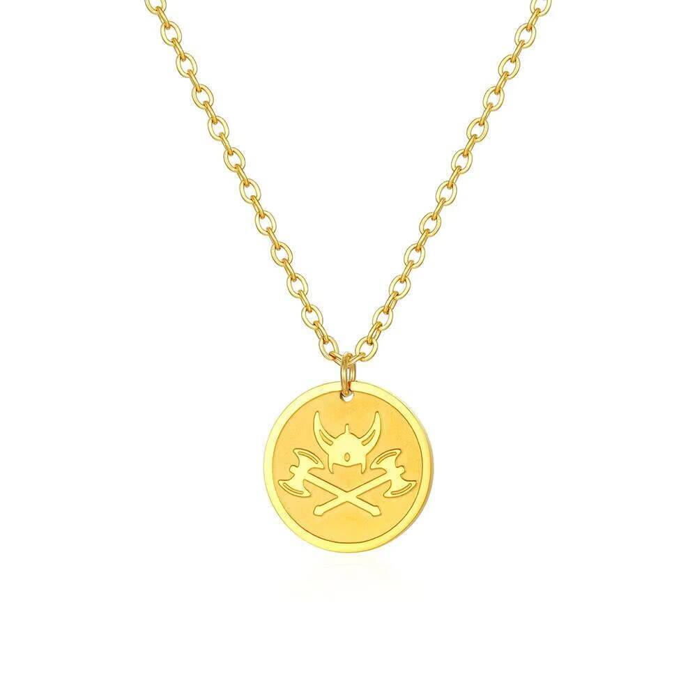 Позолоченное ожерелье с подвес – обзор и цена Coin Necklace Delicate
