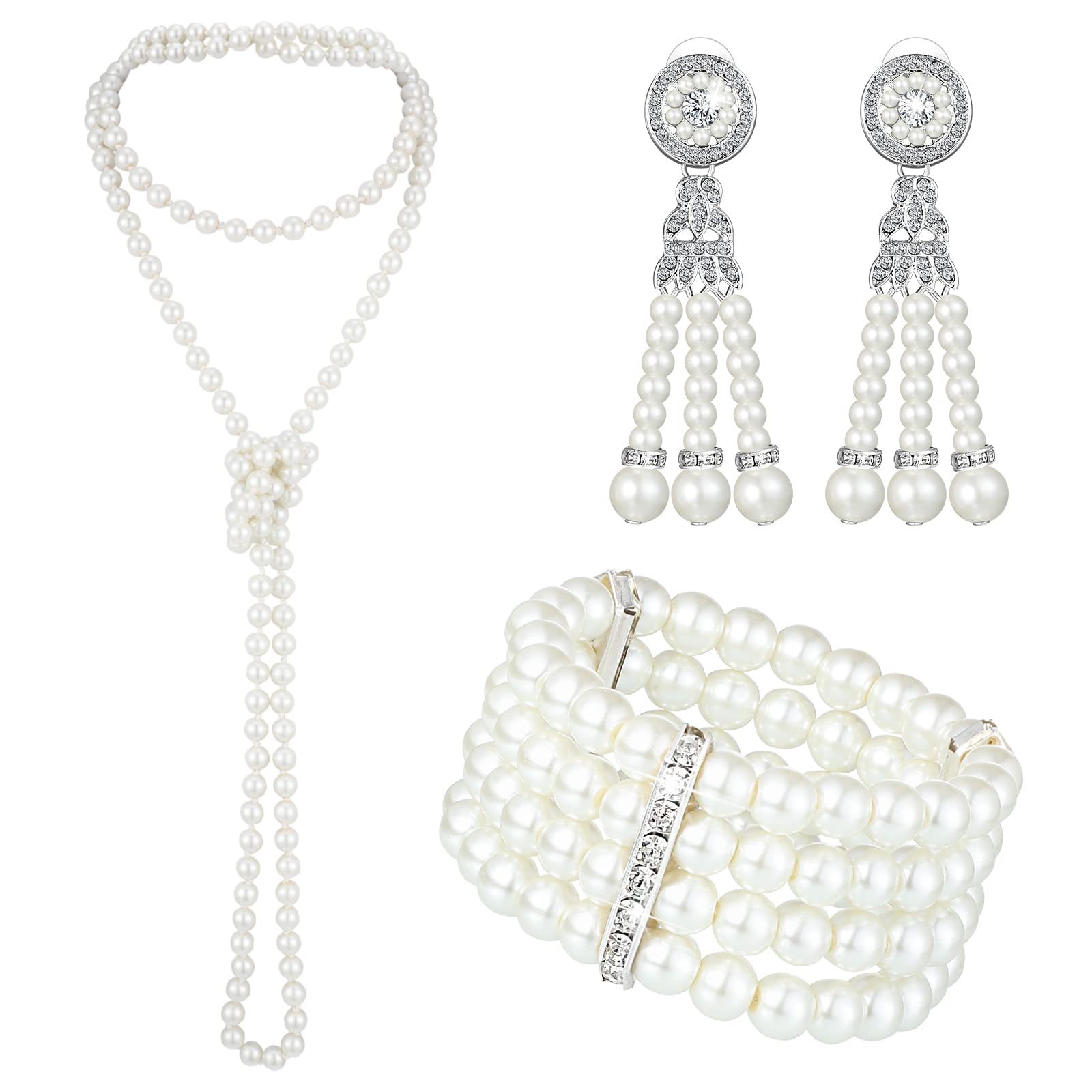 3-piece Set of Long Pearl Neck – обзор и цена Women'S Accessories In The 1950S