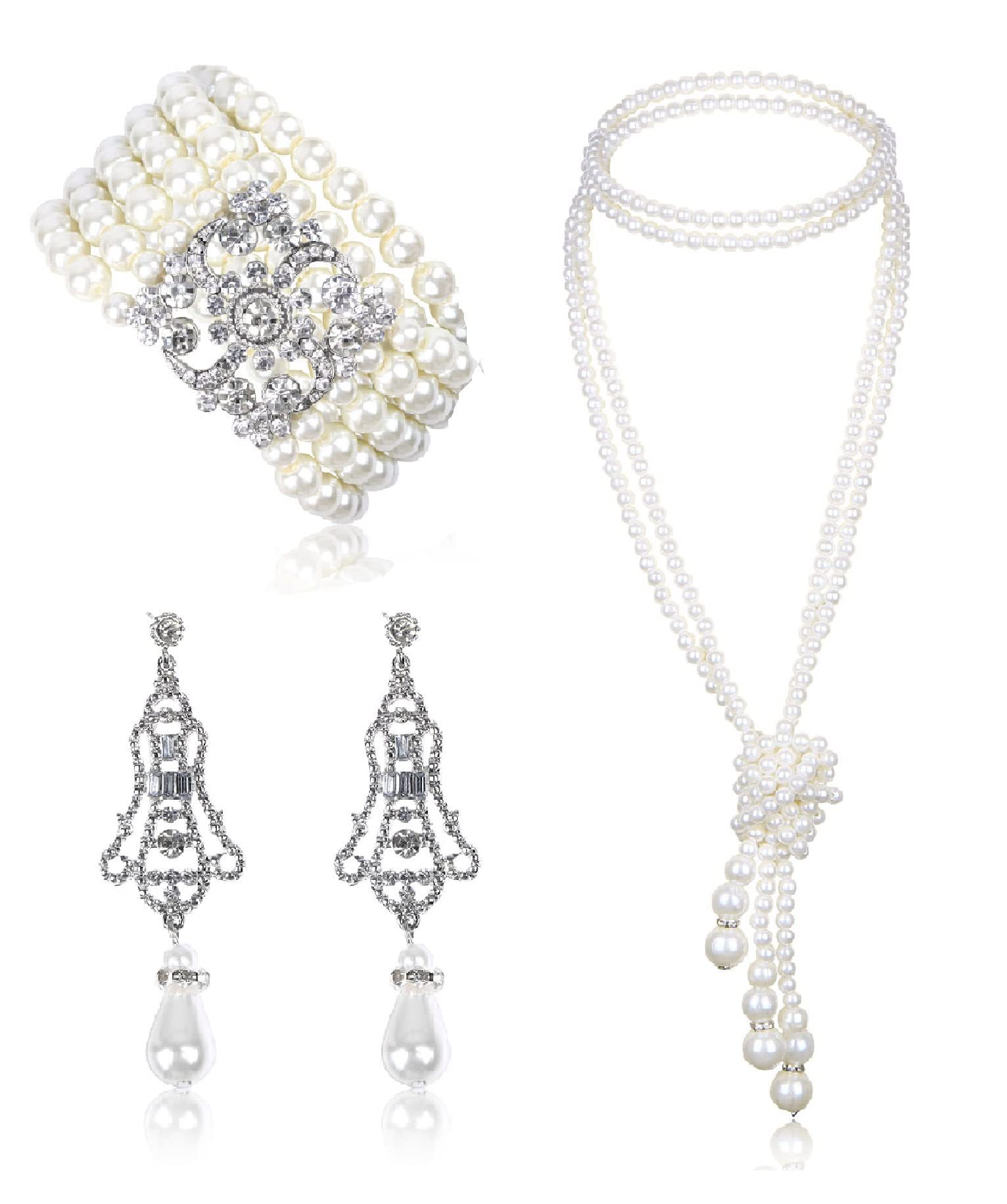 3-piece Set of Long Pearl Neck – обзор и цена Women'S Accessories In The 1950S