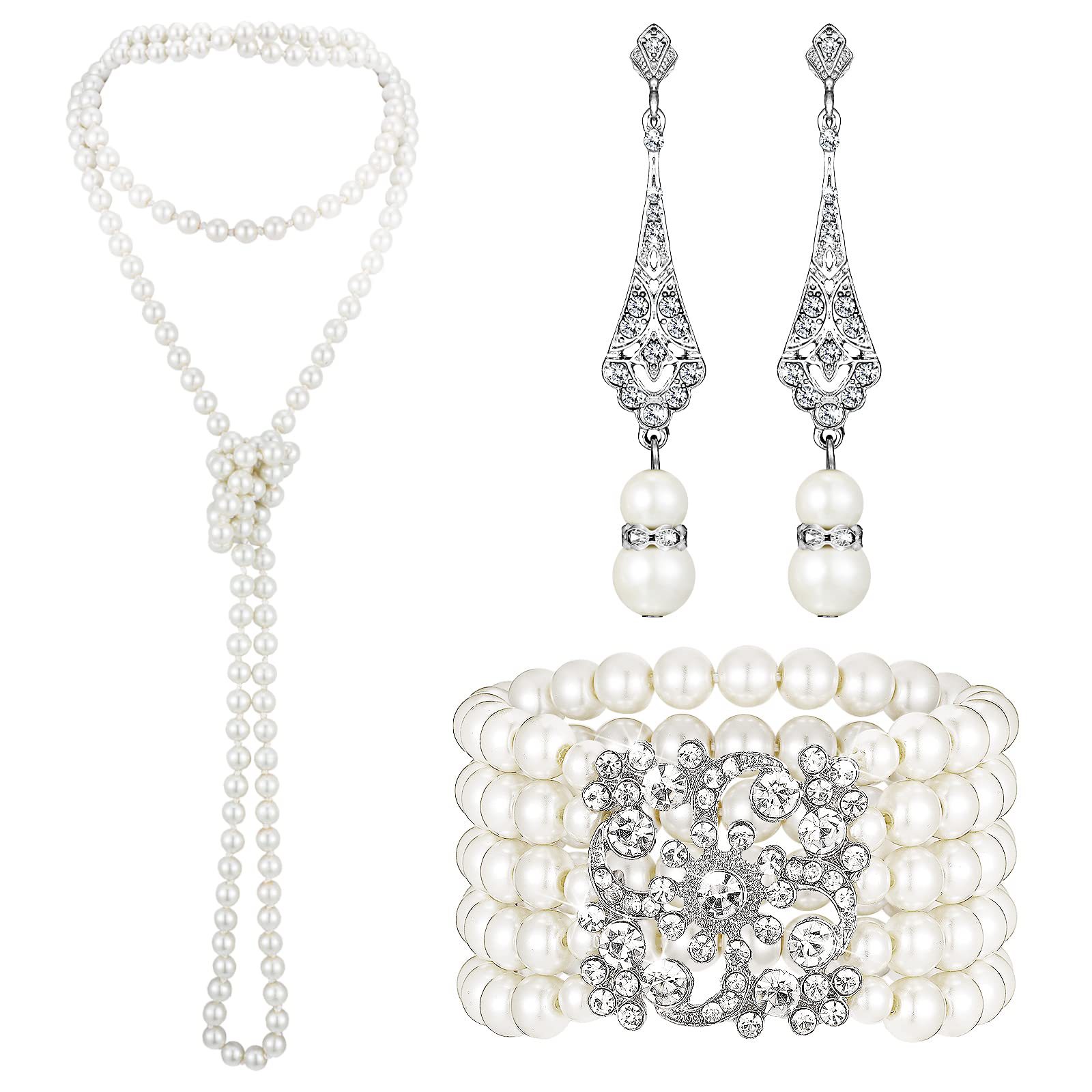 3-piece Set of Long Pearl Neck – обзор и цена Women'S Accessories In The 1950S