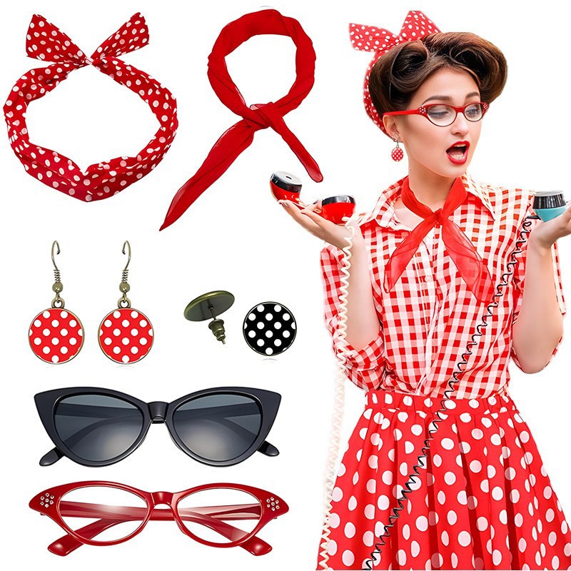Карнавальный набор аксессуаров – обзор и цена Women'S Accessories In The 1950S