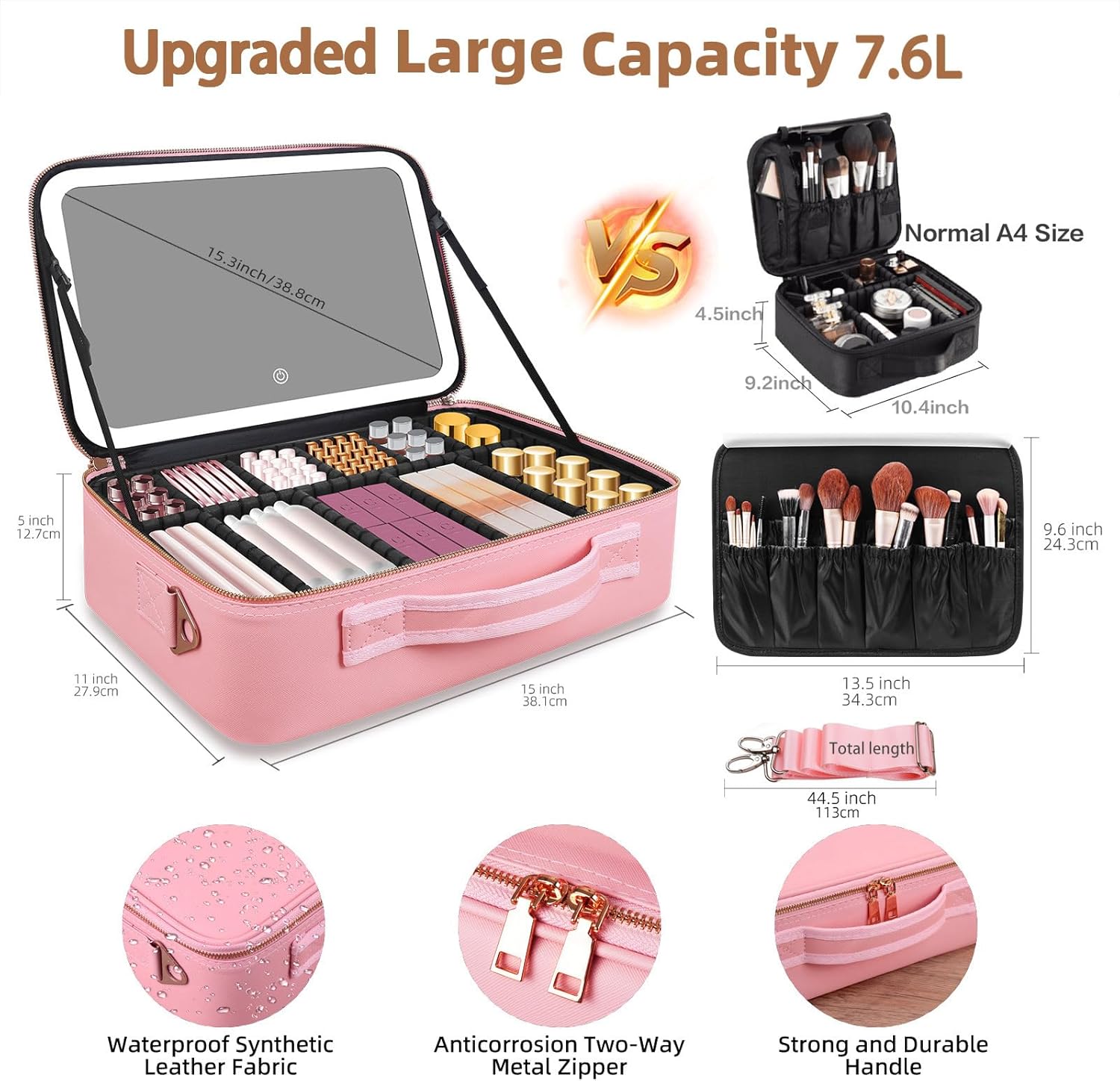 Большая косметичка 15''X11'' с – обзор и цена Women Accessories Organizer